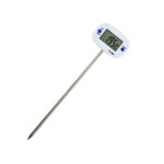 Digital insertion cooking / kitchen thermometer, 2 buttons, white color, model IT01